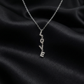 Silver LOVE Pendant Necklace