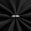 Silver Infinity Spark Ring