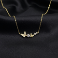 Gold Celestia Flutter Necklace