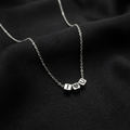 Silver I Love U Pendant Necklace