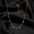 Rose Gold LOVE Letter Drop Necklace