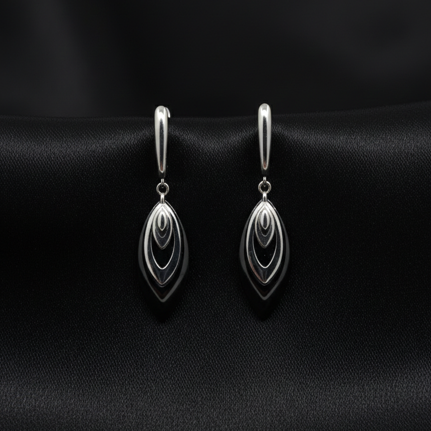 Elegant Layered Drop Dangle Earrings