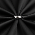 Silver Criss Cross Adjustable Ring